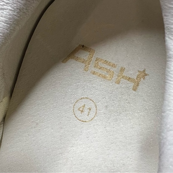 Ash Spider Double Tongue Chunky Sneakers in White Pink Grey - Picture 9 of 10